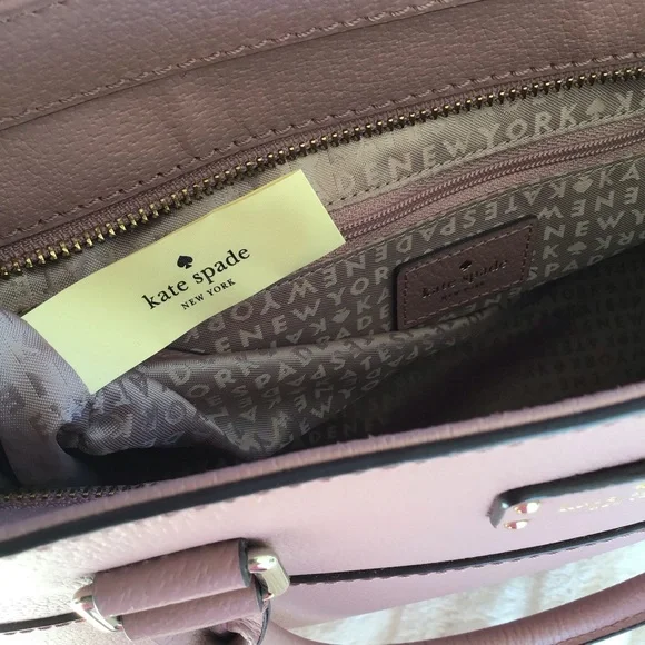 Kate spade mauve pink leather satchel - Picture 16 of 16